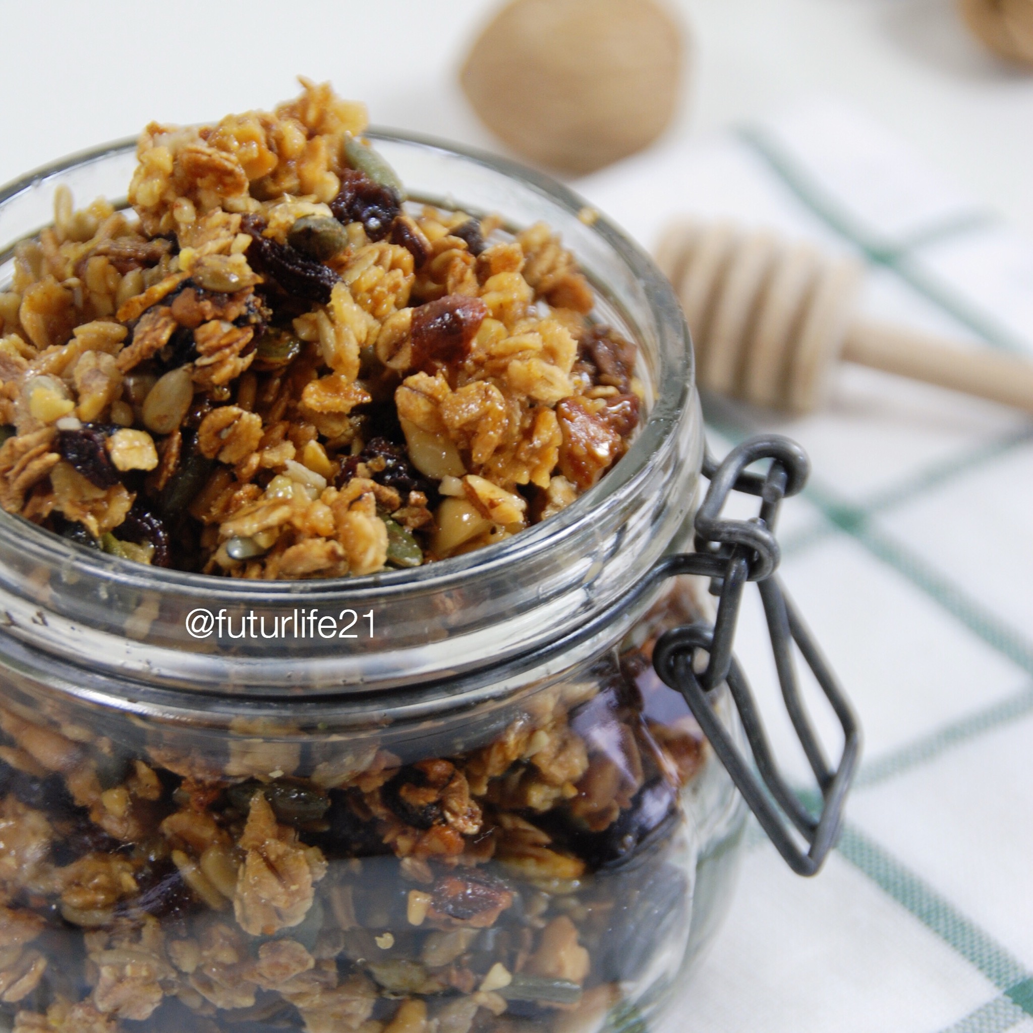 GRANOLA CASERA! Deliciosa, sana y súper fácil 🤍 no podréis vivir