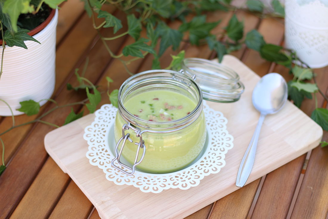 Gazpacho saludable de pepino